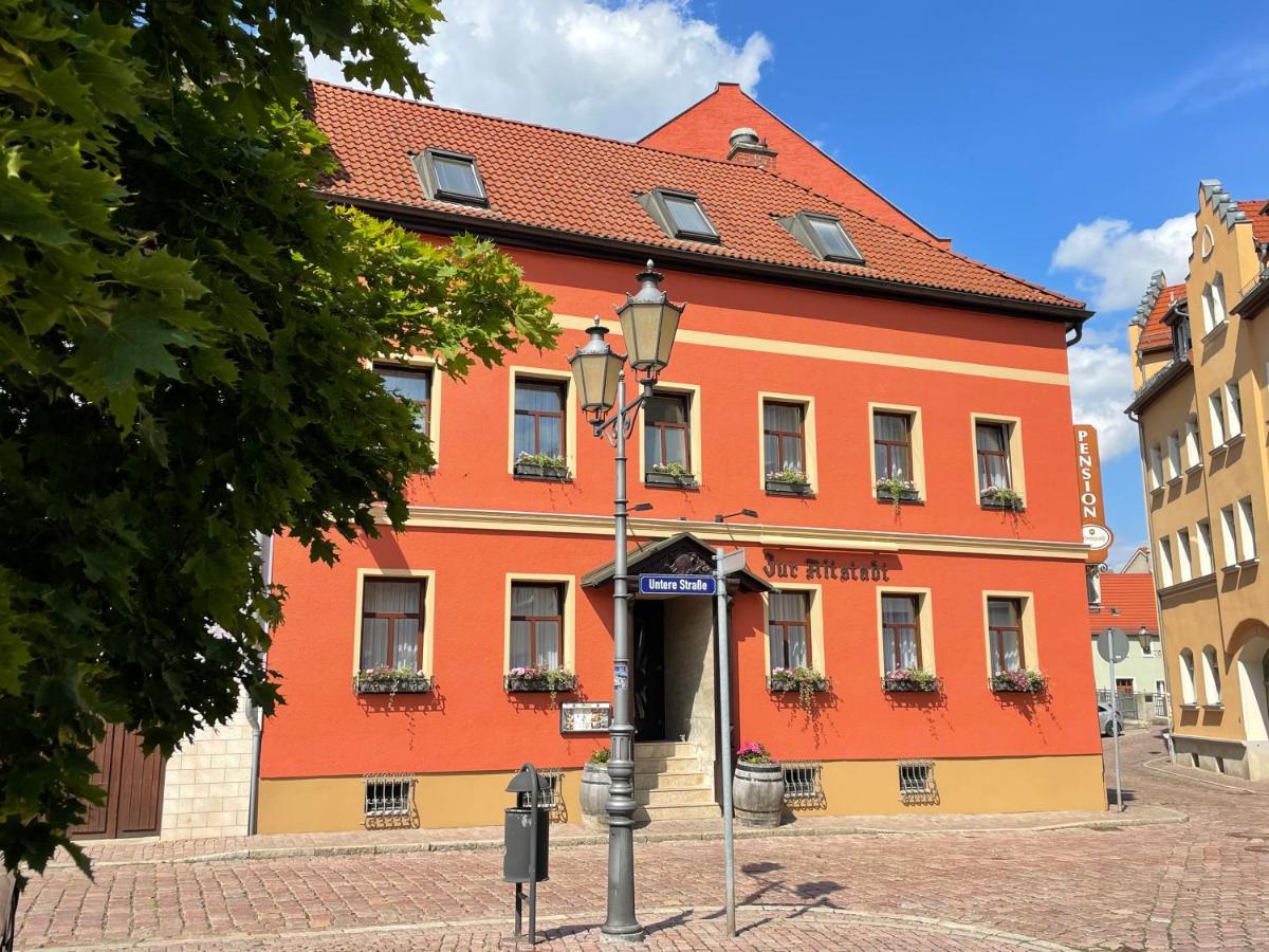 "Zur Altstadt - Am Fusse Der Osterburg" Gaststaette, Pension, Fewo Weida المظهر الخارجي الصورة